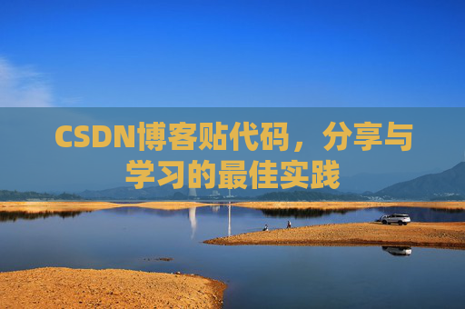 CSDN博客贴代码，分享与学习的最佳实践