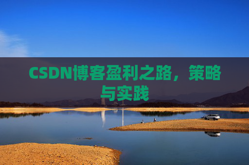 CSDN博客盈利之路，策略与实践